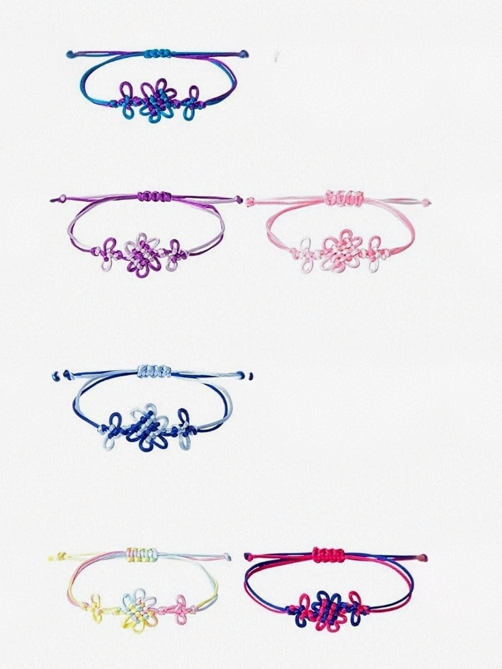 New, 6 Kids Friendhip Bracelets